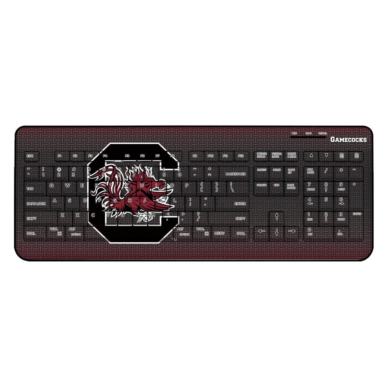 South Carolina Gamecocks Linen Wireless USB Keyboard-0