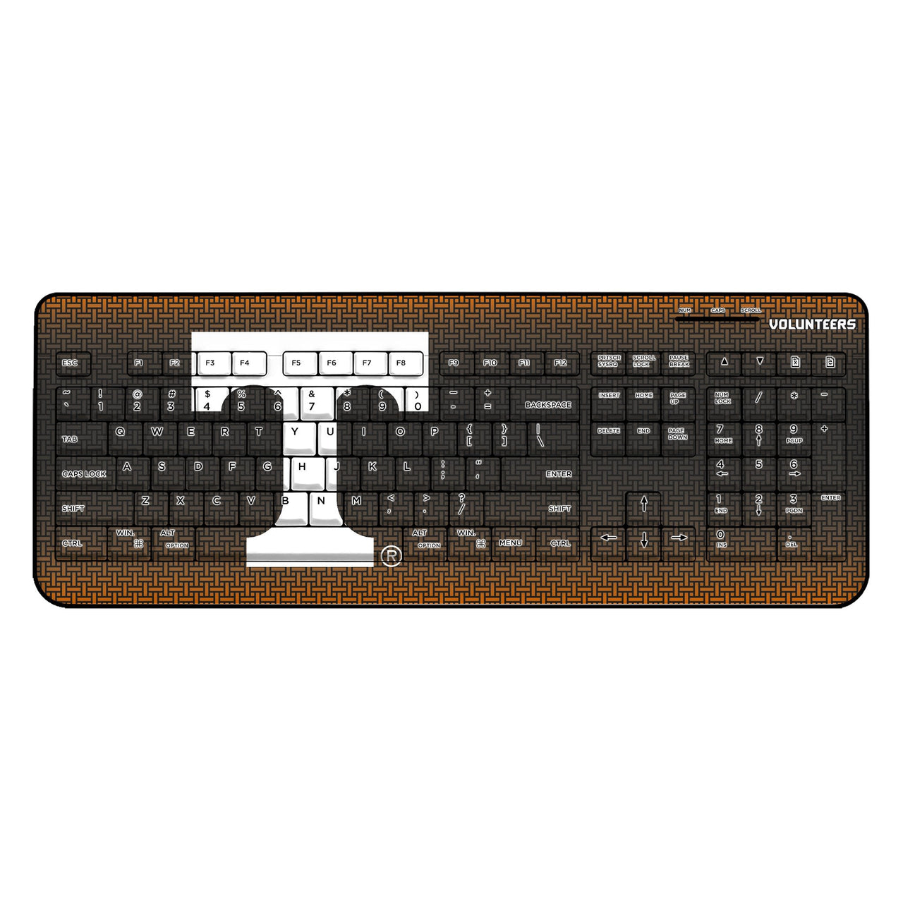 Tennessee Volunteers Linen Wireless USB Keyboard-0