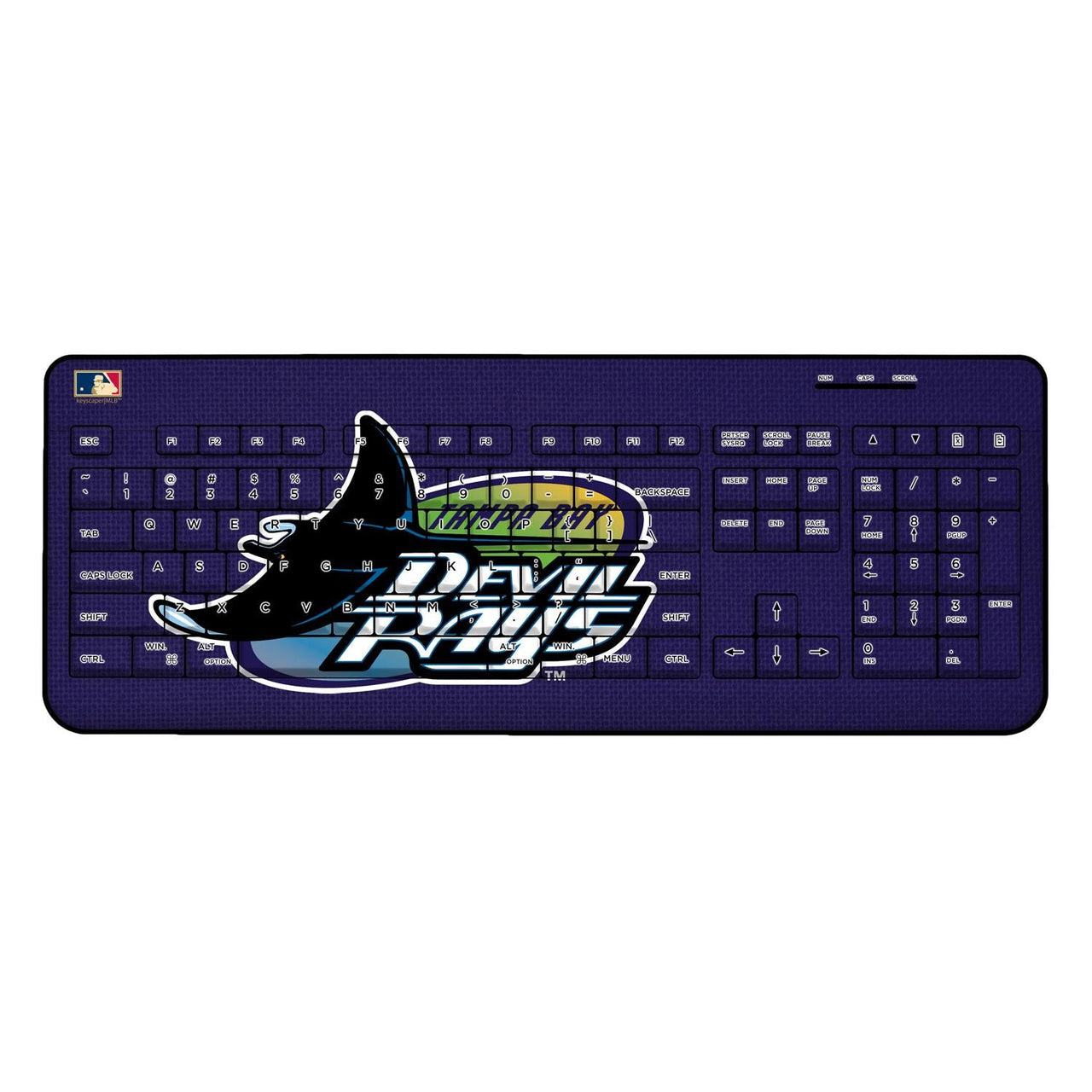 Tampa Bay 1998-2000 - Cooperstown Collection Solid Wireless USB Keyboard-0