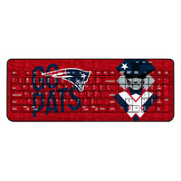 Thumbnail for New England Patriots 2024 Illustrated Limited Edition Wireless USB Keyboard-0