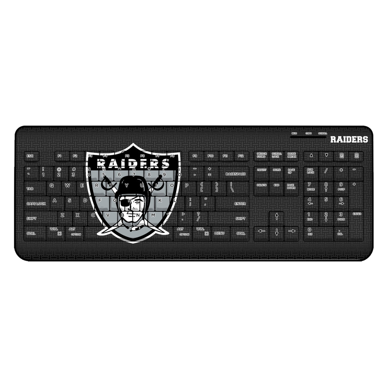 Oakland Raiders 1963 Historic Collection Linen Wireless USB Keyboard-0