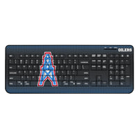 Thumbnail for Houston Oilers Historic Collection Linen Wireless USB Keyboard-0