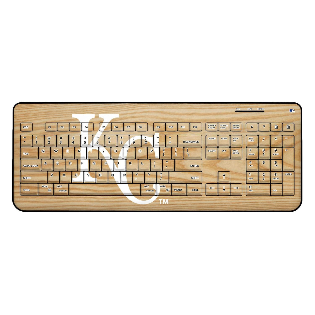 Kansas City Royals Baseball Bat Wireless USB Keyboard-0