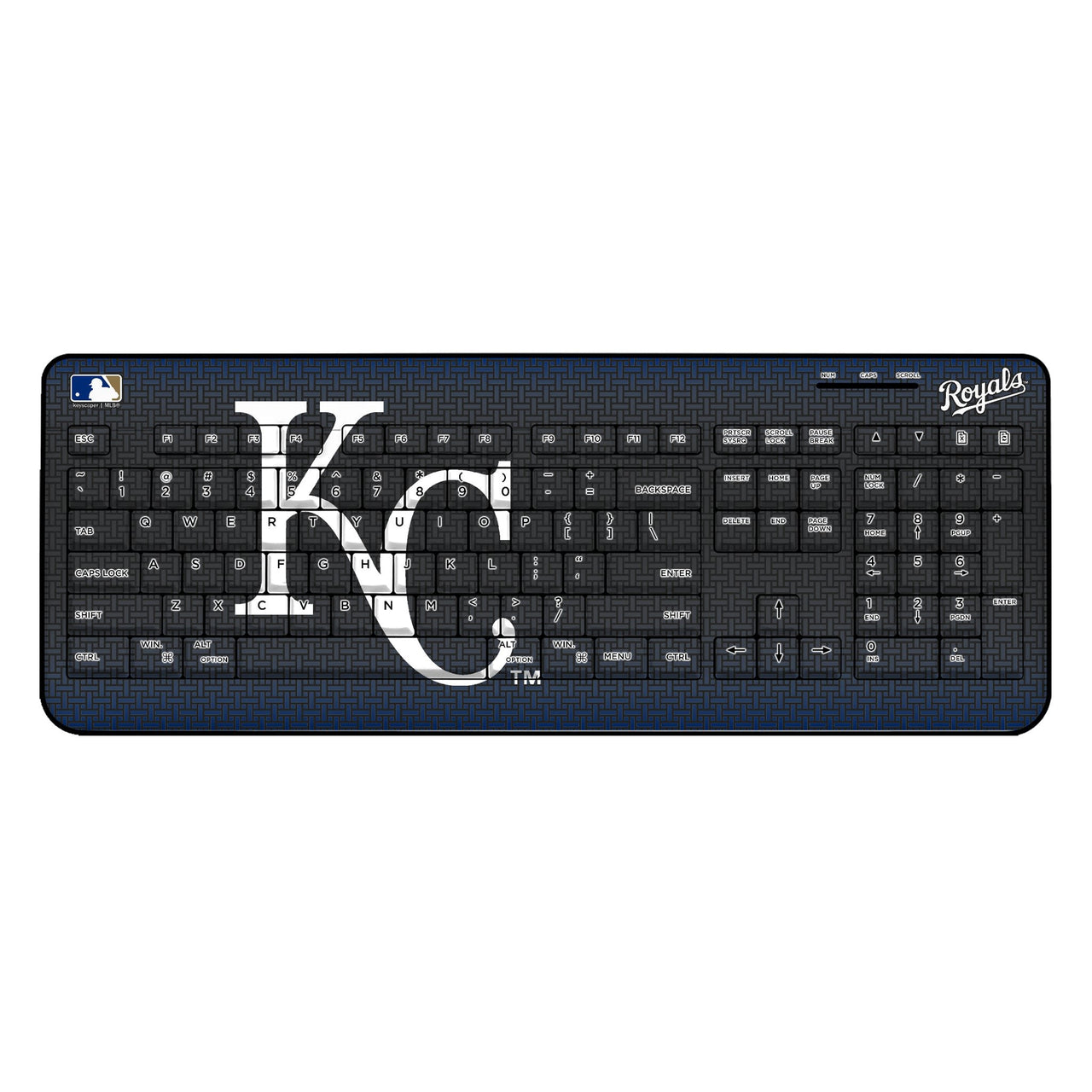 Kansas City Royals Linen Wireless USB Keyboard-0