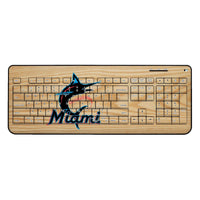 Thumbnail for Miami Marlins Baseball Bat Wireless USB Keyboard-0