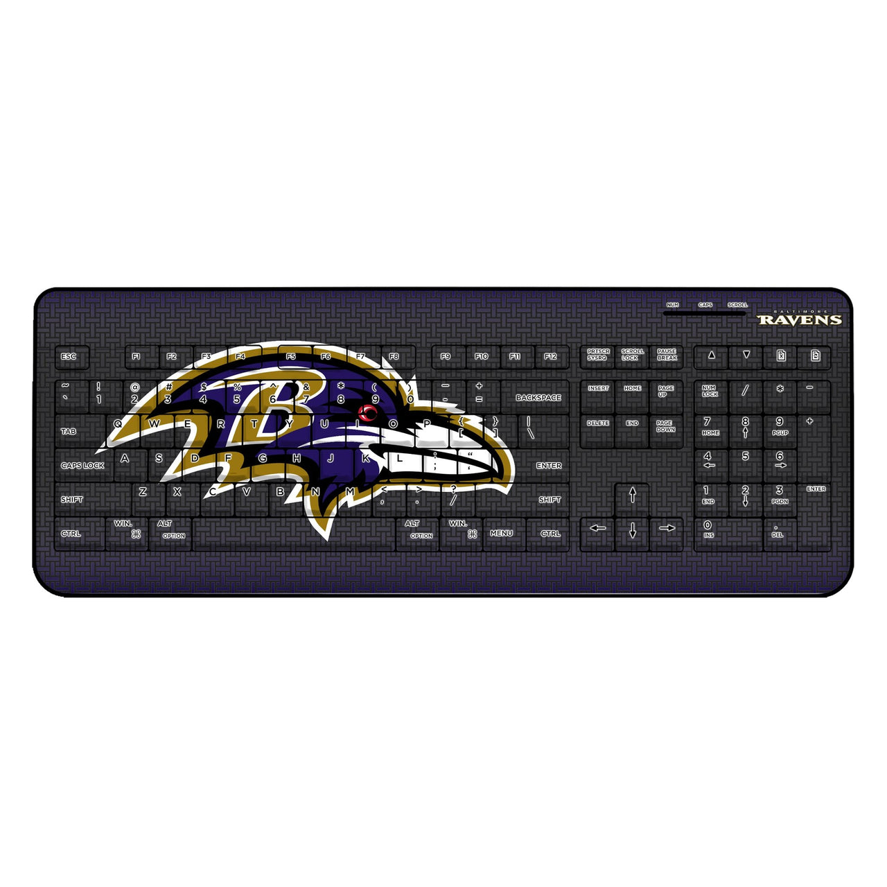 Baltimore Ravens Linen Wireless USB Keyboard-0