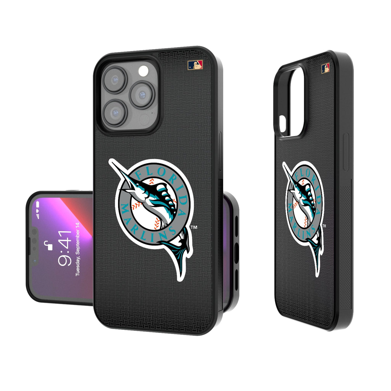 Miami Marlins 1993-2011 - Cooperstown Collection Linen Bump Phone Case-0