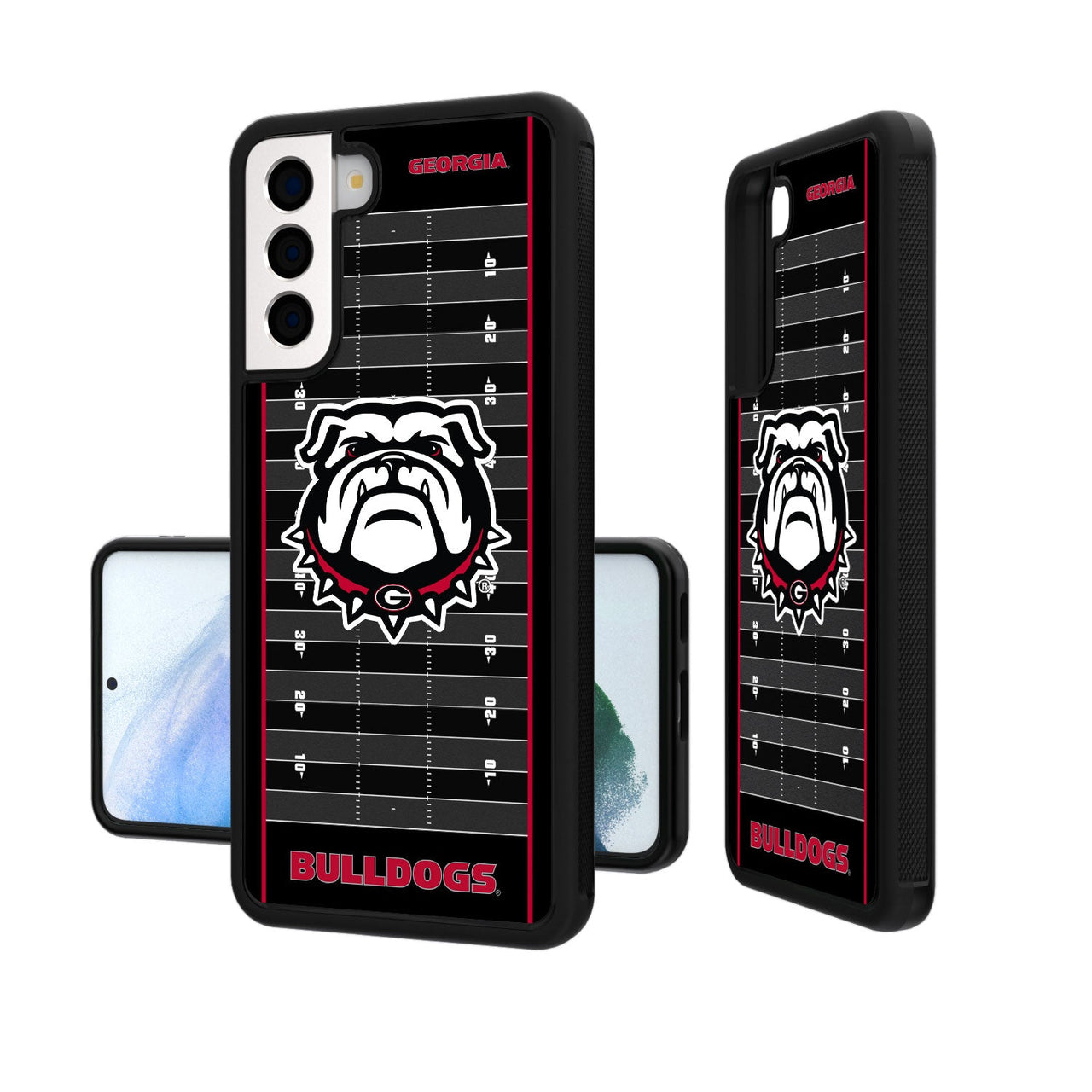 Georgia Bulldogs Football Field Bumper Case-19