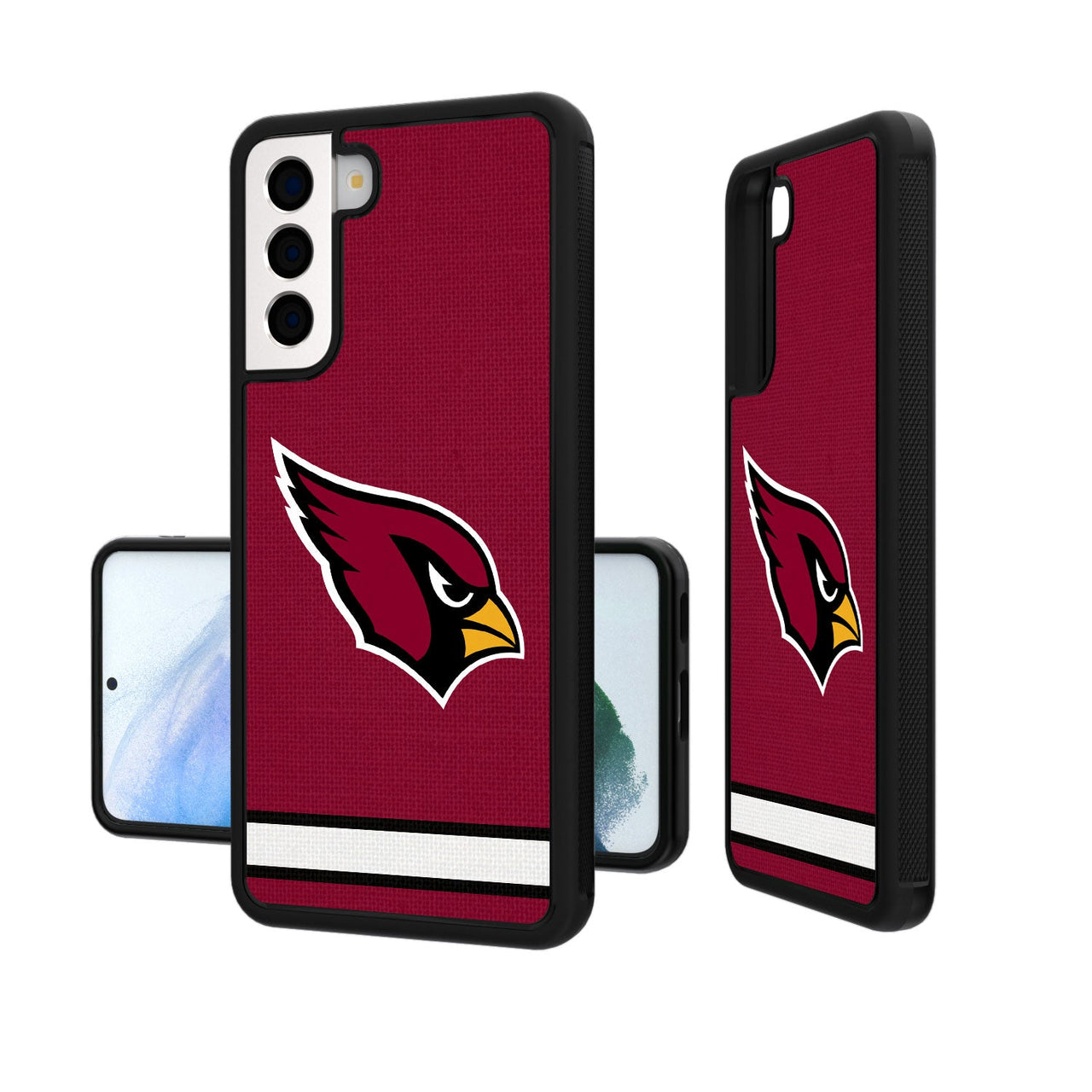 Arizona Cardinals Stripe Bumper Case-19