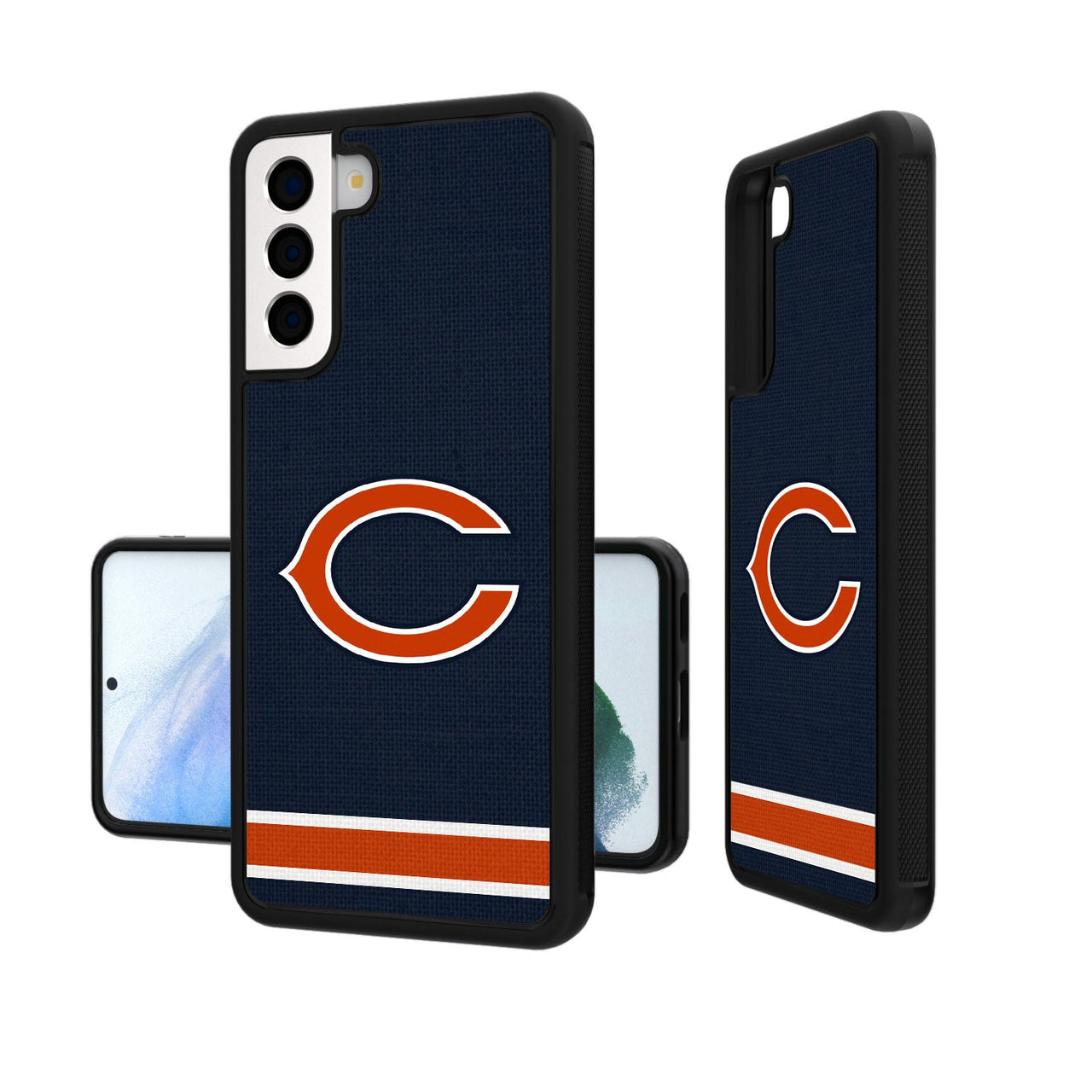 Chicago Bears Stripe Bumper Case-19