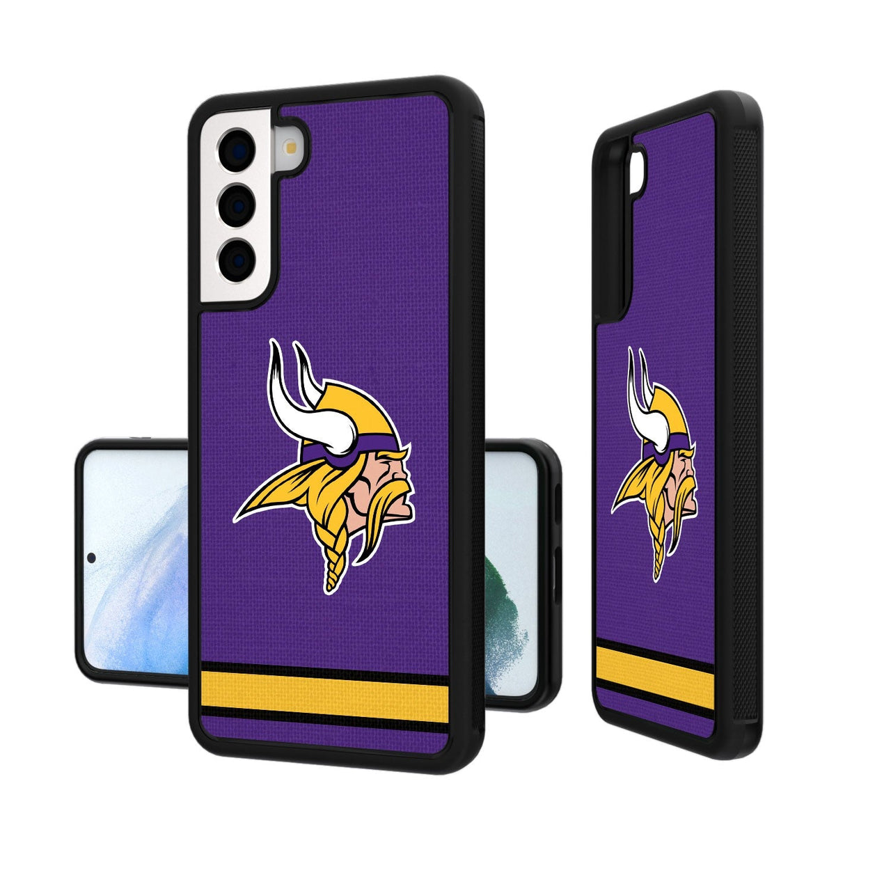 Minnesota Vikings Stripe Bumper Case-19