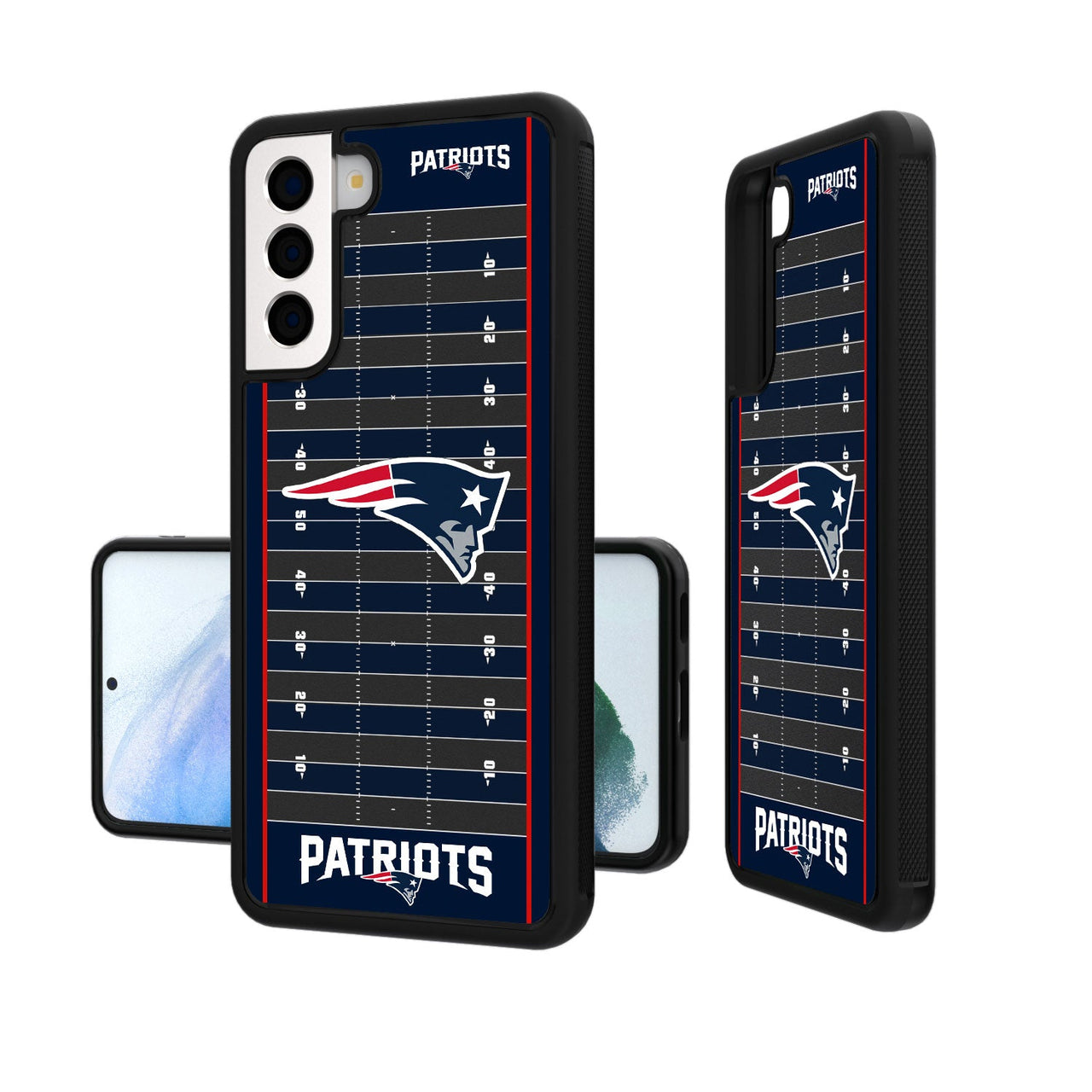 New England Patriots Football Field Bumper Case-19