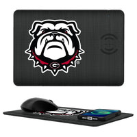 Thumbnail for Georgia Bulldogs Linen 15-Watt Wireless Charger and Mouse Pad-0