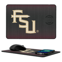 Thumbnail for Florida State Seminoles Linen 15-Watt Wireless Charger and Mouse Pad-0