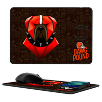 Thumbnail for Cleveland Browns 2024 Illustrated Limited Edition 15-Watt Wireless Charger and Mouse Pad-0