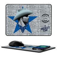 Thumbnail for Dallas Cowboys 2024 Illustrated Limited Edition 15-Watt Wireless Charger and Mouse Pad-0