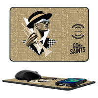 Thumbnail for New Orleans Saints 2024 Illustrated Limited Edition 15-Watt Wireless Charger and Mouse Pad-0