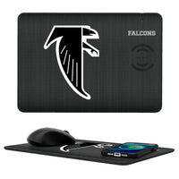 Thumbnail for Atlanta Falcons Classic  Linen 15-Watt Wireless Charger and Mouse Pad-0