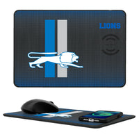 Thumbnail for Detroit Lions Retro Linen 15-Watt Wireless Charger and Mouse Pad-0