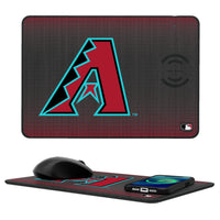 Thumbnail for Arizona Diamondbacks Linen 15-Watt Wireless Charger and Mouse Pad-0