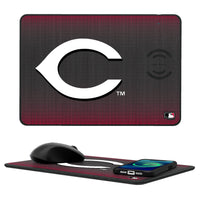 Thumbnail for Cincinnati Reds Linen 15-Watt Wireless Charger and Mouse Pad-0