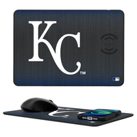 Thumbnail for Kansas City Royals Linen 15-Watt Wireless Charger and Mouse Pad-0