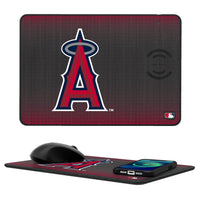 Thumbnail for Los Angeles Angels Linen 15-Watt Wireless Charger and Mouse Pad-0