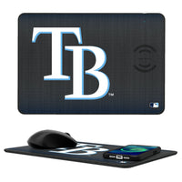 Thumbnail for Tampa Bay Rays Linen 15-Watt Wireless Charger and Mouse Pad-0