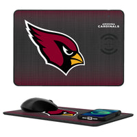 Thumbnail for Arizona Cardinals Linen 15-Watt Wireless Charger and Mouse Pad-0