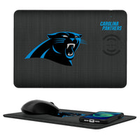 Thumbnail for Carolina Panthers Linen 15-Watt Wireless Charger and Mouse Pad-0