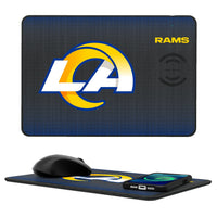 Thumbnail for Los Angeles Rams Linen 15-Watt Wireless Charger and Mouse Pad-0