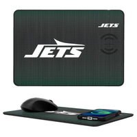 Thumbnail for New York Jets Linen 15-Watt Wireless Charger and Mouse Pad-0