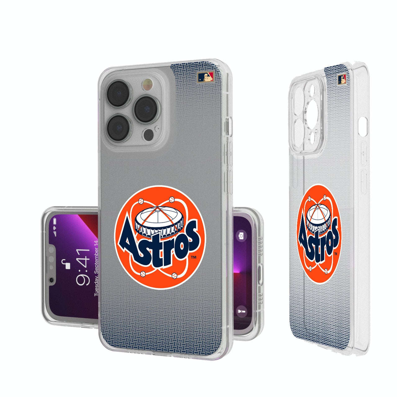 Houston Astros 1977-1993 - Cooperstown Collection Linen Clear Phone Case-0