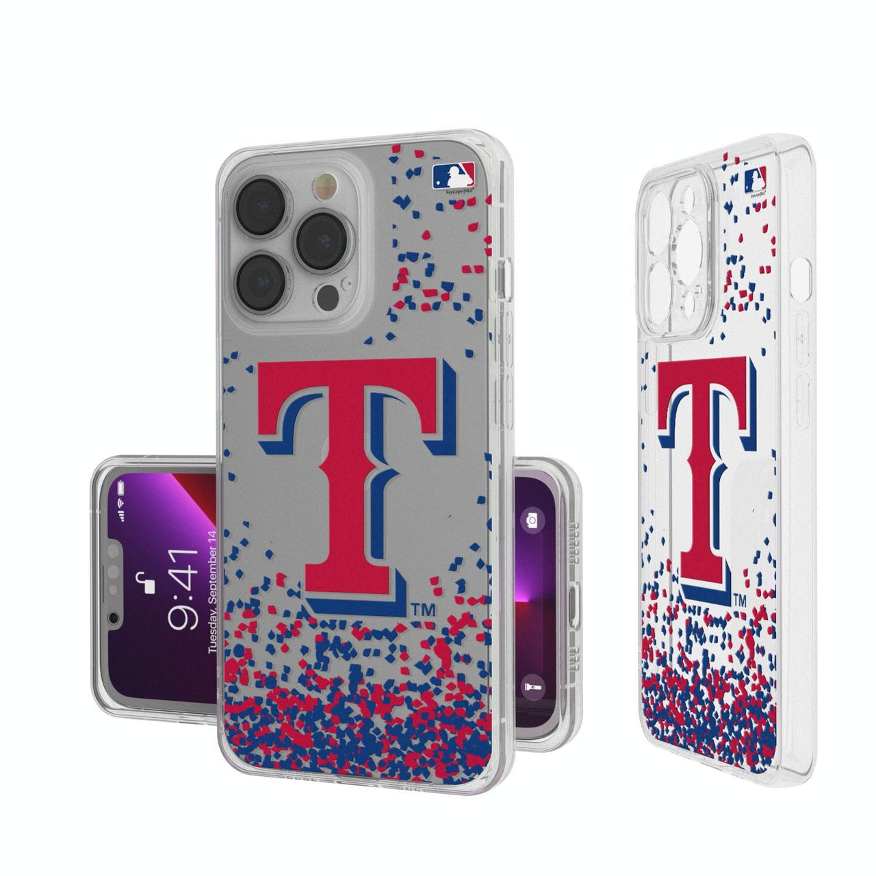 Texas Rangers Confetti Clear Case-0