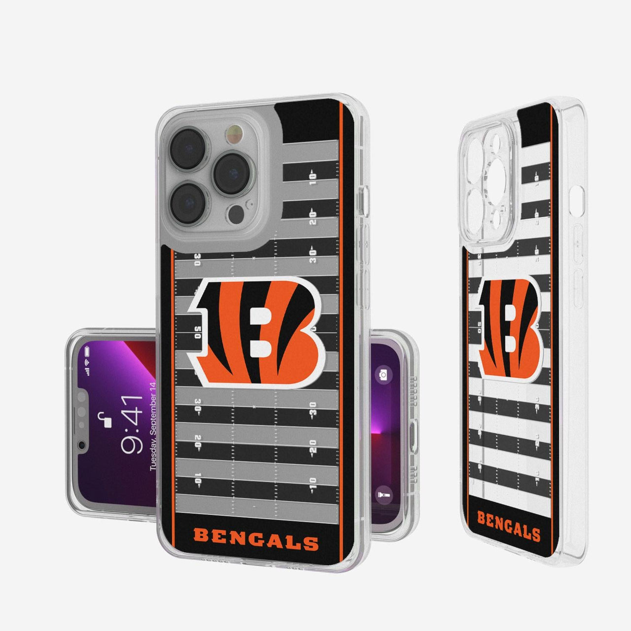 Cincinnati Bengals Football Field Clear Case-0