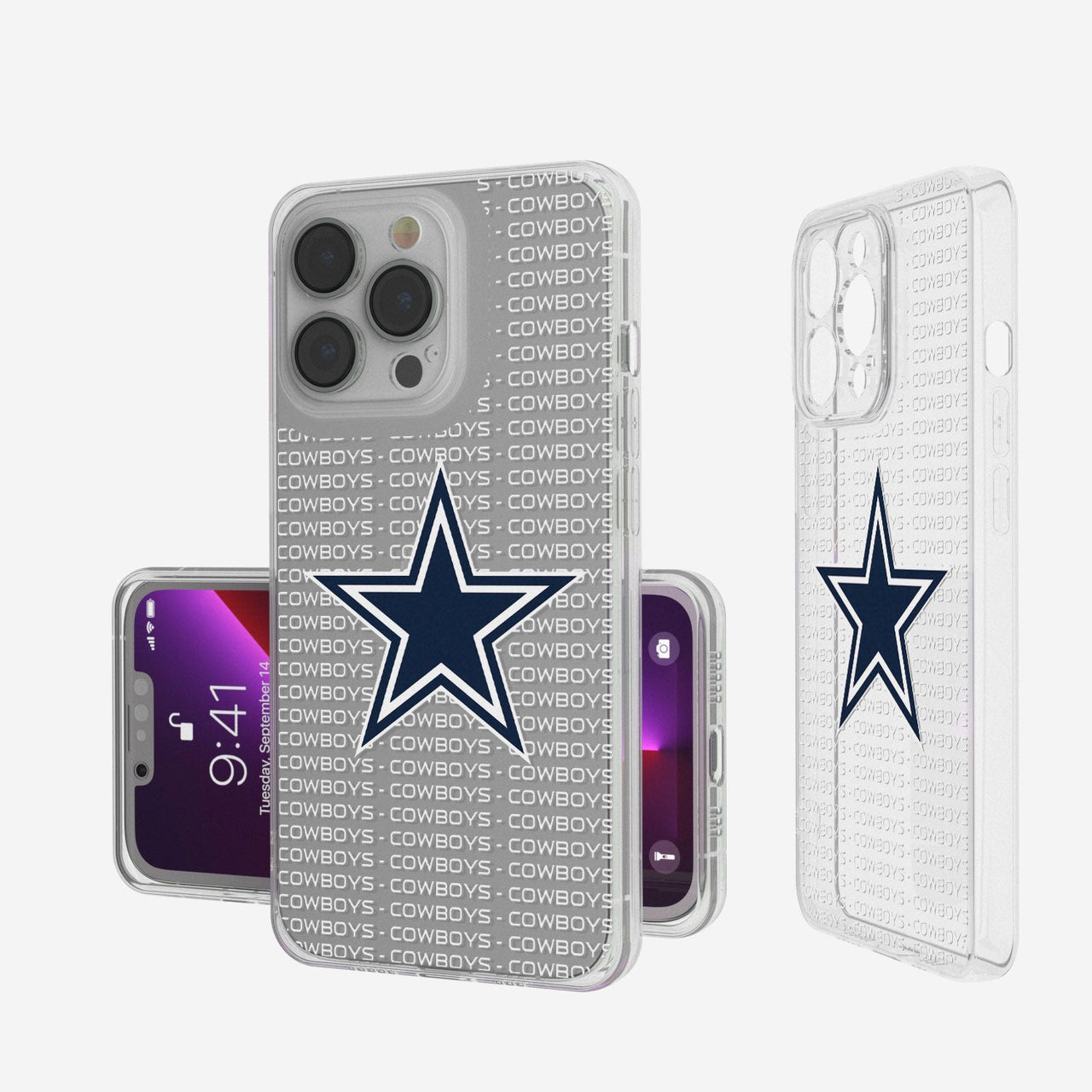 Dallas Cowboys Blackletter Clear Case-0