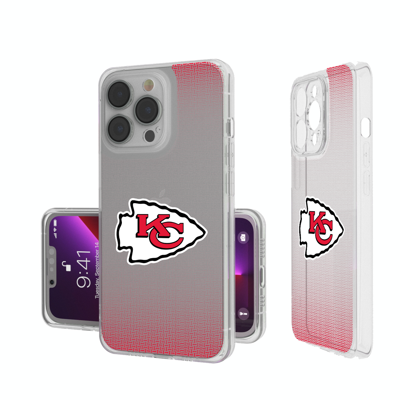 Kansas City Chiefs Linen Clear Phone Case-0