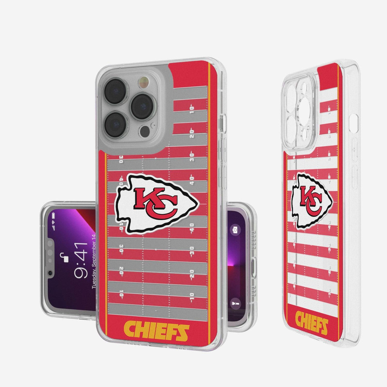 Kansas City Chiefs Football Field Clear Case-0