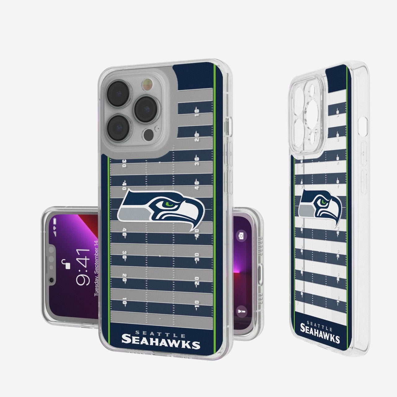 Seattle Seahawks Football Field Clear Case-0