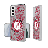 Thumbnail for University of Alabama Crimson Tide Paisley Clear Phone Case-0