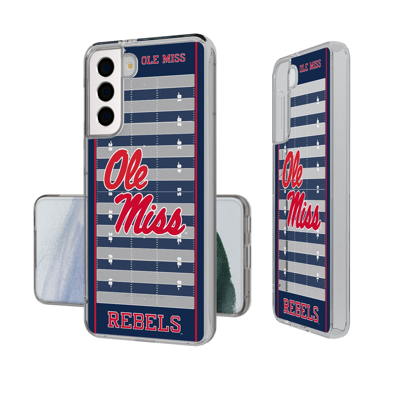 University of Mississippi Rebels Field Clear Phone Case-0