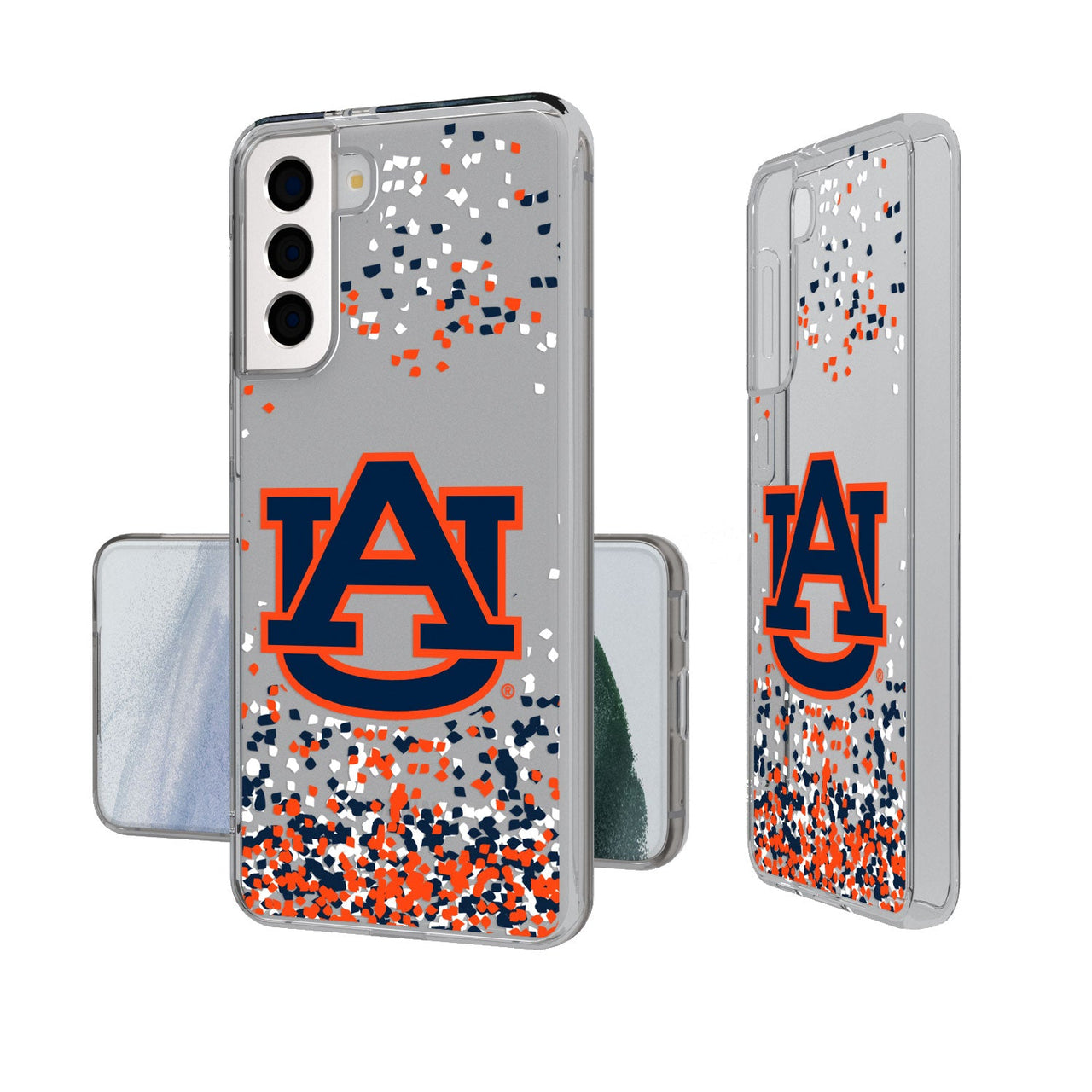 Auburn Tigers Confetti Clear Case-19