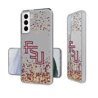 Thumbnail for Florida State University Seminoles Athletic Wordmark Confetti Clear Phone Case-0