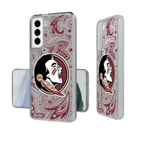 Thumbnail for Florida State University Seminoles Paisley Clear Phone Case-0