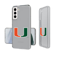 Thumbnail for University of Miami Hurricanes Insignia Clear Phone Case-0