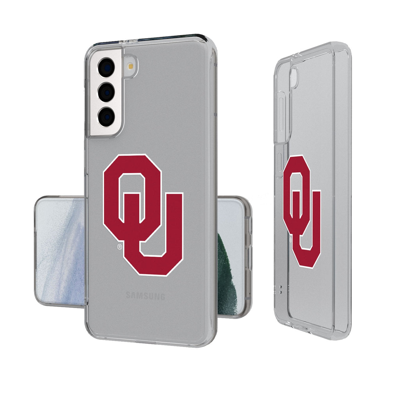 University of Oklahoma Sooners Insignia Clear Phone Case-0