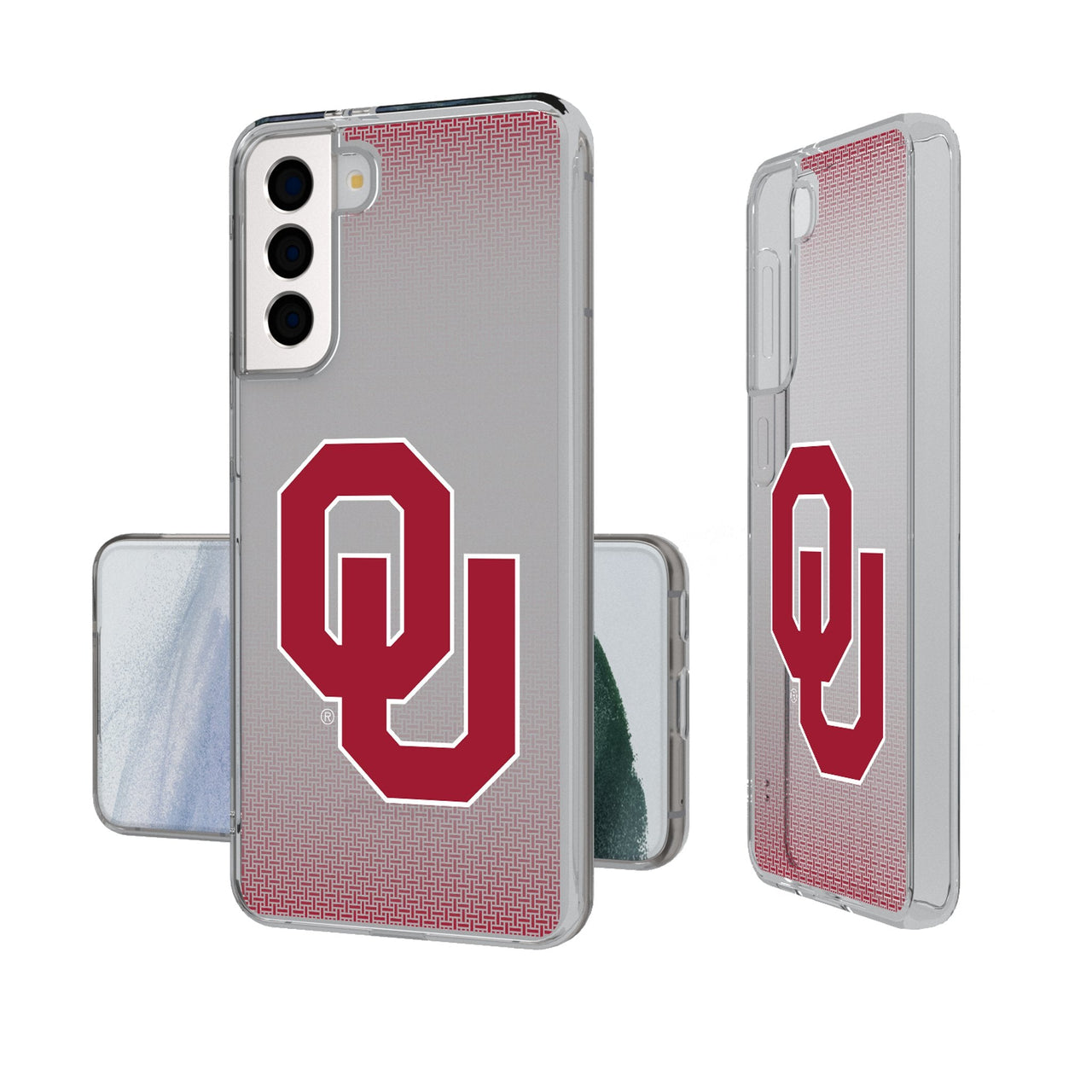 University of Oklahoma Sooners Linen Clear Phone Case-0