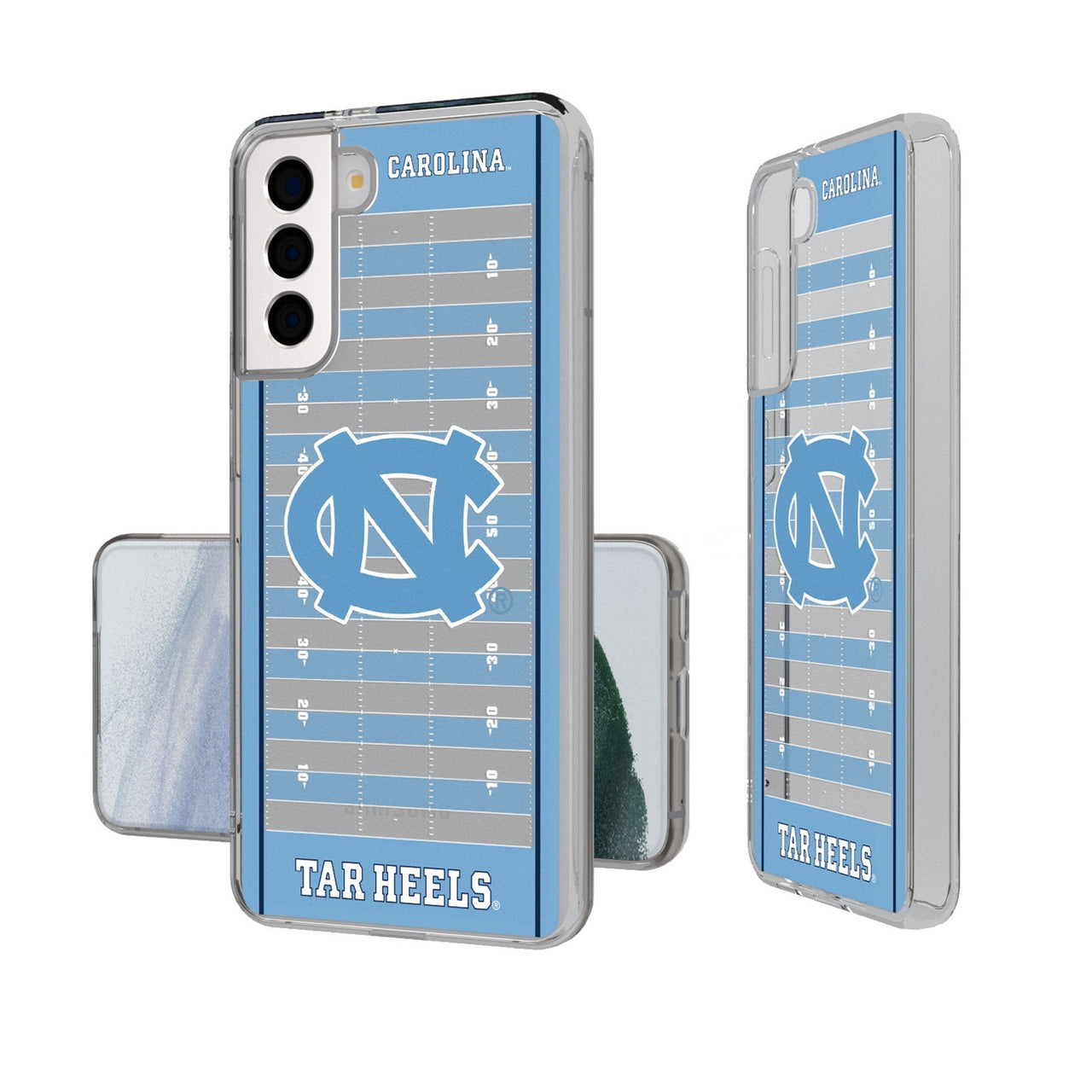 University of North Carolina Tar Heels Field Clear Phone Case-0