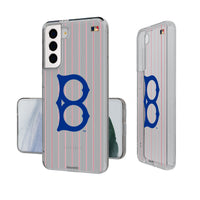 Thumbnail for Brooklyn Dodgers 1949-1957 - Cooperstown Collection Pinstripe Clear Phone Case-0