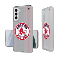 Thumbnail for Boston Red Sox 1976-2008 - Cooperstown Collection Pinstripe Clear Phone Case-0